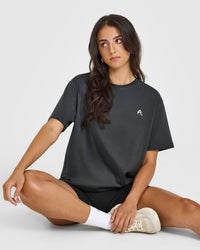 Classic Oversized Lightweight T-Shirt | Coal