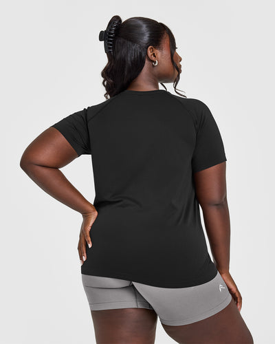 Go To Seamless Loose Top | Black