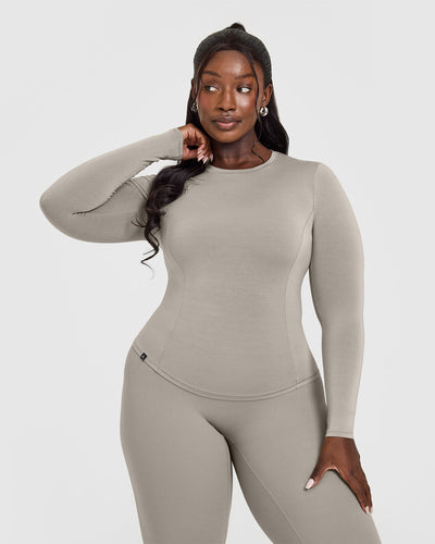 Mellow™ Soft Long Sleeve Top | Warm Sand