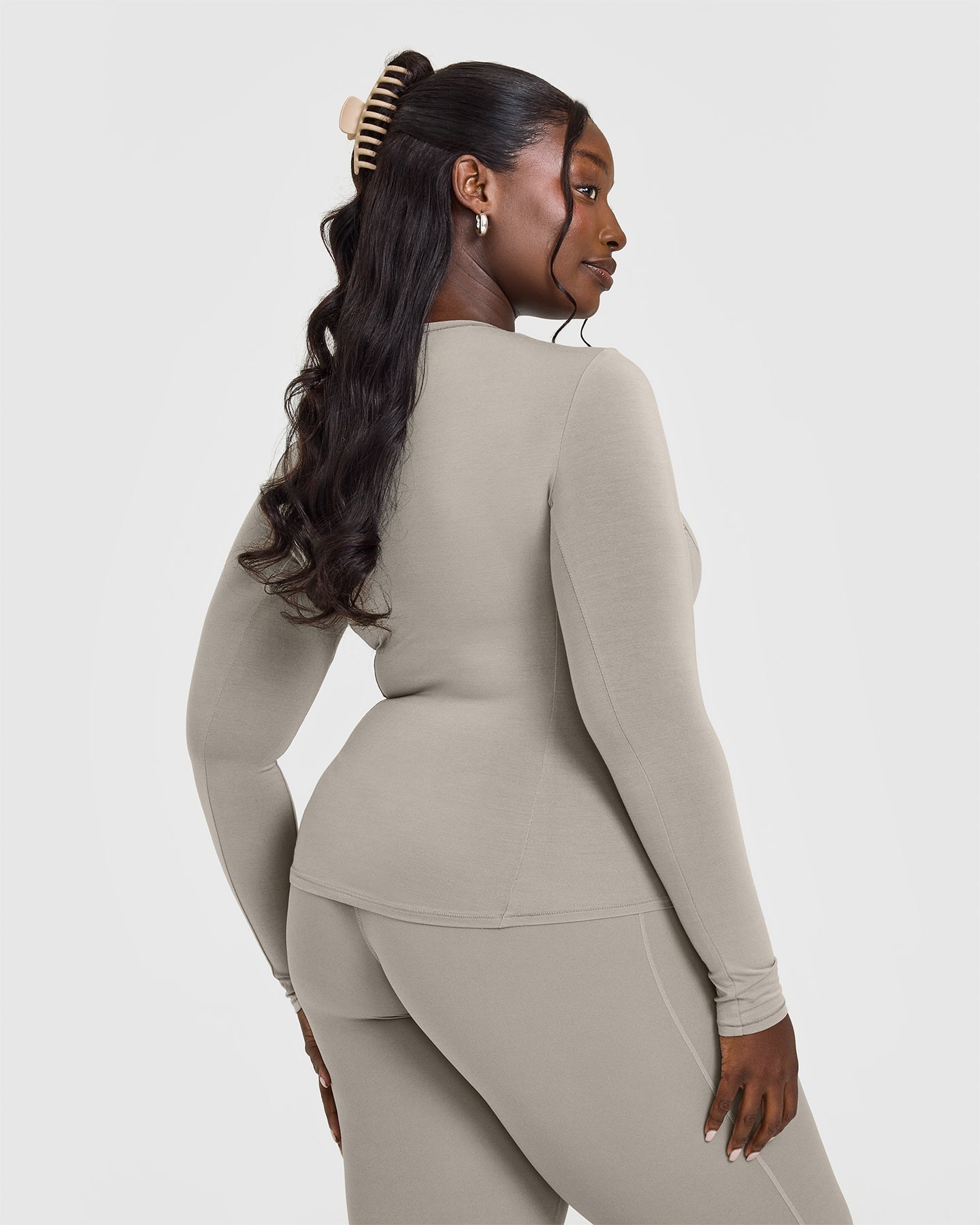 Mellow™ Soft Long Sleeve Top | Warm Sand