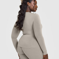 Mellow™ Soft Long Sleeve Top | Warm Sand