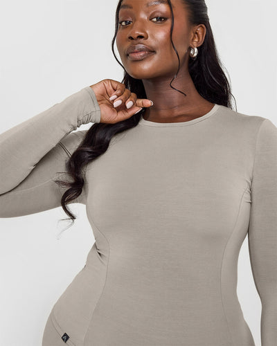 Mellow™ Soft Long Sleeve Top | Warm Sand