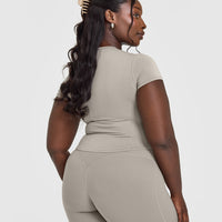 Mellow™ Soft Mid Short Sleeve T-Shirt | Warm Sand