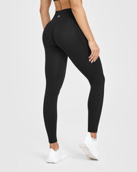 Unified High Waisted Pocket Leggings | Black