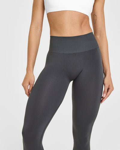 Seamless Gym Leggings High Waisted - Coal | Oner Active