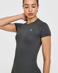 Go To Seamless Fitted Top | Coal