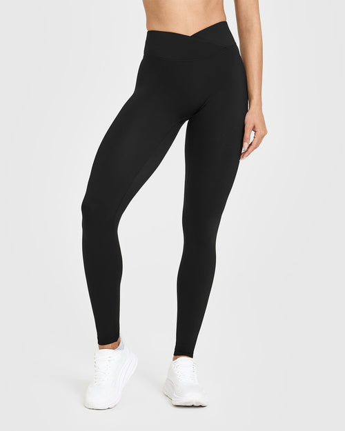 Oner Modal Unified Wrap Leggings | Black