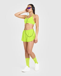 AirMove™ Lined Shorts 2" | Charged Lime Green