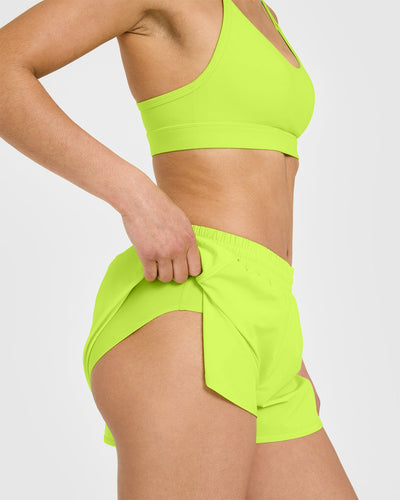 AirMove™ Lined Shorts 2" | Charged Lime Green