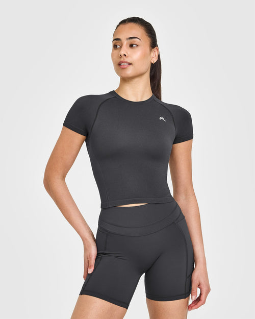 Oner Modal Go To Seamless Fitted Mid Top | Coal