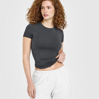 Mellow™ Soft Short Sleeve T-Shirt | Coal