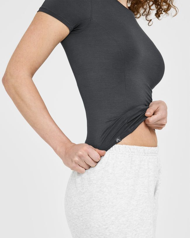 Mellow™ Soft Short Sleeve T-Shirt | Coal