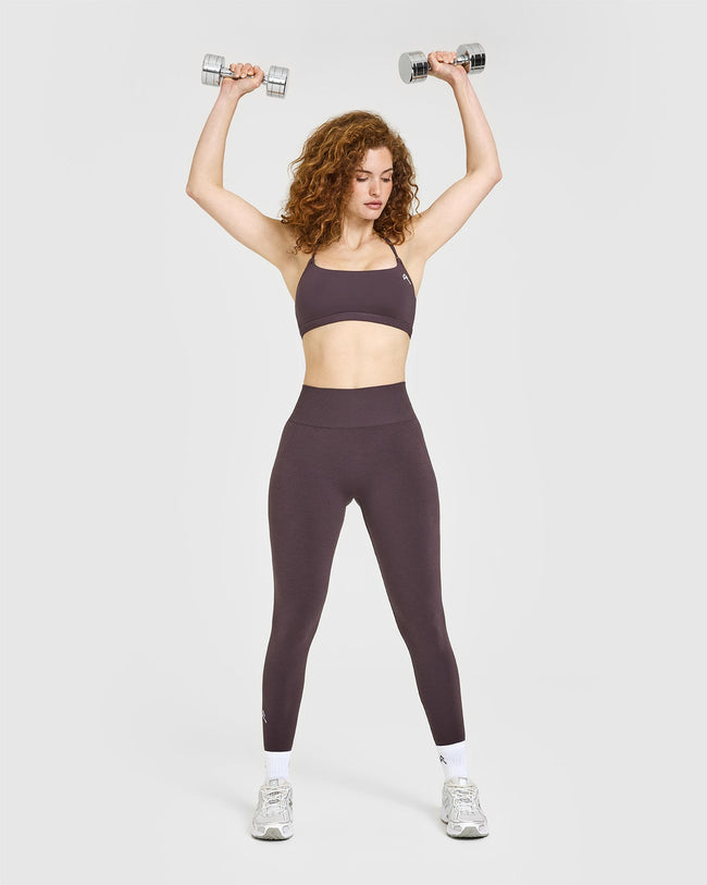 Everyday Cross Over Bralette | Dark Umber Brown