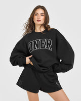 Foundations Oversized Oner 25 Sweatshirt | Black
