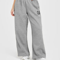 Foundations Oversized Oner 25 Straight Leg Joggers | Charcoal Marl