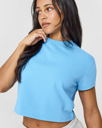 Cotton Relaxed T-Shirt | Arctic Blue
