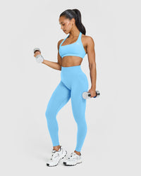 EasyLift™ Halter Bralette | Arctic Blue