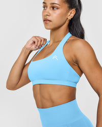 EasyLift™ Halter Bralette | Arctic Blue