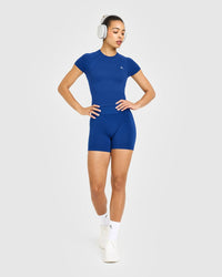 Go To Seamless Fitted Mid Top | Vintage Navy