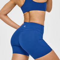 UnifiedMove™ High Waisted Pocket Shorts 6" | Vintage Navy