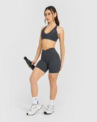 Unified Wrap Shorts 6" | Coal