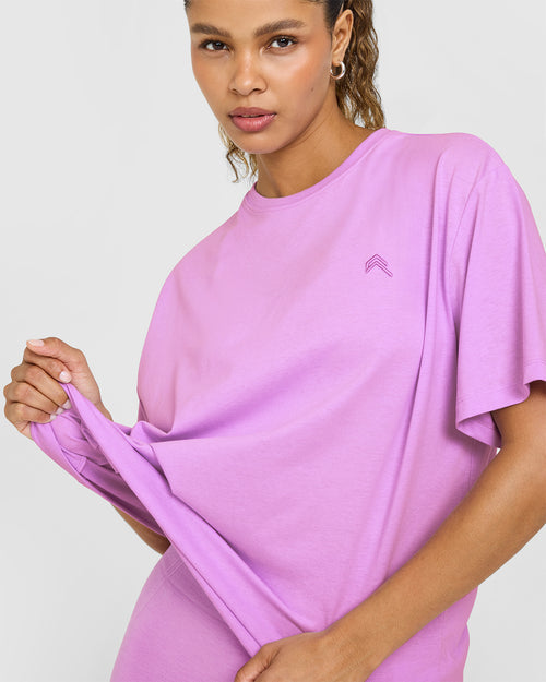 Classic Oversized Lightweight T-Shirt | Orchid Purple