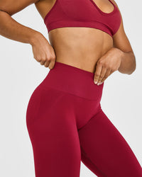 Effortless Seamless Leggings | Claret Red