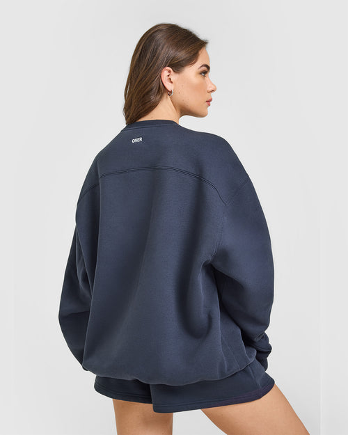 Foundations Crew Neck Sweatshirt | True Blue