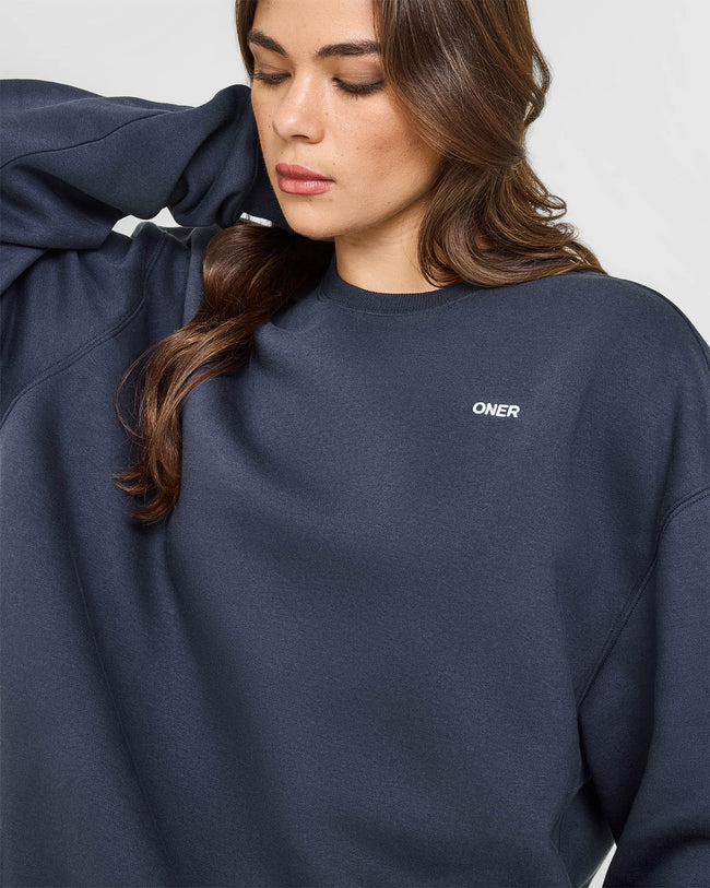 Foundations Crew Neck Sweatshirt | True Blue