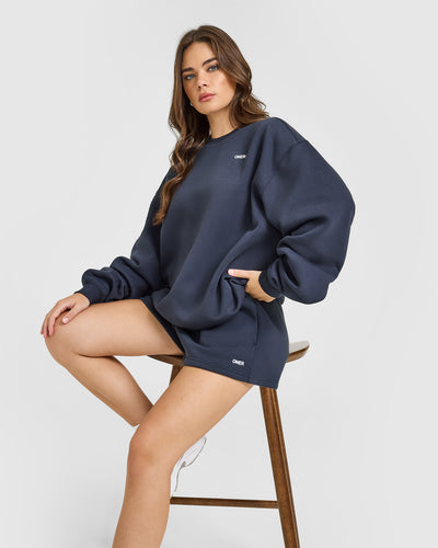 Foundations Crew Neck Sweatshirt | True Blue