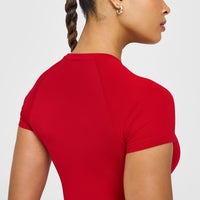Go To Seamless Fitted Top | Fire Red