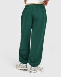 Foundations Oversized Oner Girlfriend Joggers | Racing Green