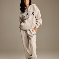 Foundations Oversized Oner Girlfriend Joggers | Sand