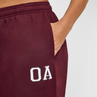 Foundations Oversized Oner Girlfriend Straight Leg Joggers | Rosewood