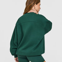Foundations Oversized Oner Girlfriend Sweatshirt | Racing Green