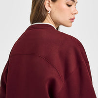 Foundations Oversized Oner Girlfriend Sweatshirt | Rosewood