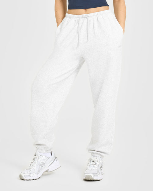 Oner Modal Mid Weight Relaxed Joggers | Light Grey Marl