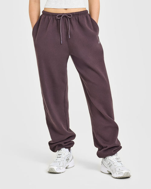 Oner Modal Mid Weight Relaxed Joggers | Umber Brown