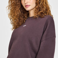 Mid Weight Sweatshirt | Umber Brown