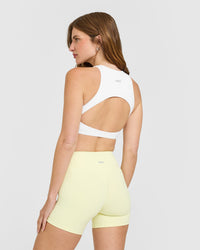 SoftMotion™ High Neck Sports Bra |  White