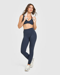 SoftMotion™ High Waisted Leggings | True Blue