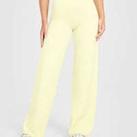 SoftMotion™ Straight Leg Bottoms | Pastel Yellow