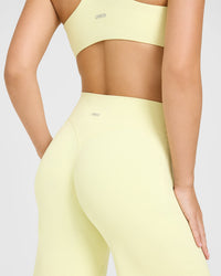 SoftMotion™ Straight Leg Bottoms | Pastel Yellow