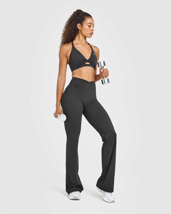 UnifiedMove™ Wrap Flared Bottoms White Logo | Coal