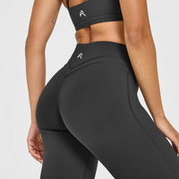 UnifiedMove™ Wrap Flared Bottoms White Logo | Coal