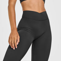 UnifiedMove™ Wrap Flared Bottoms White Logo | Coal