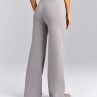Mid Weight Cotton Knit Trouser | Dark Zinc Gray