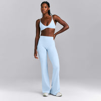 SoftMotion™ Flared Pants New Branding | Mist Blue