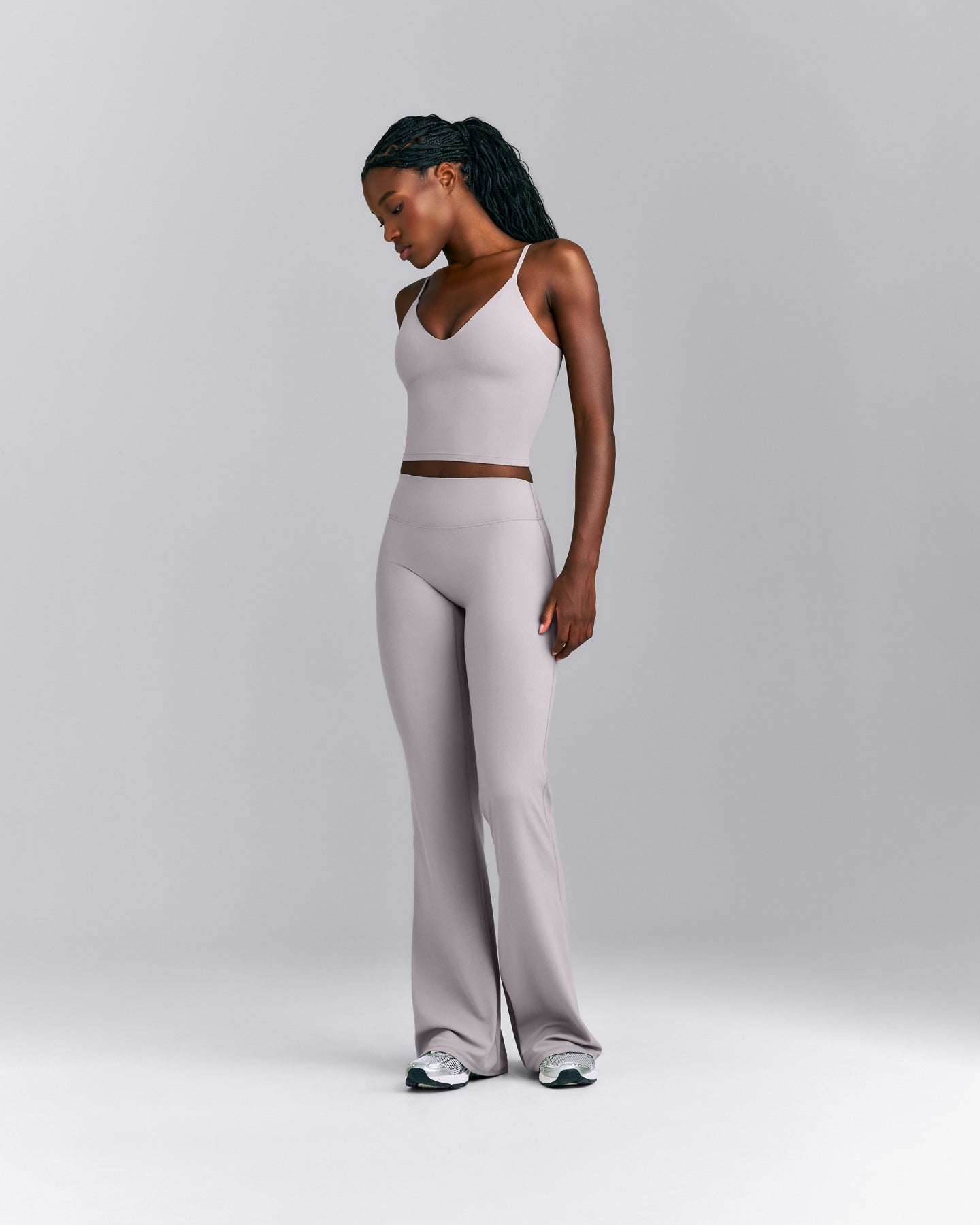 SoftMotion™ Flared Pants | Zinc Gray