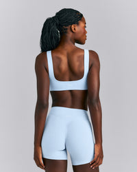 SoftMotion™ Soft Square Neck Sports Bra New Branding | Mist Blue